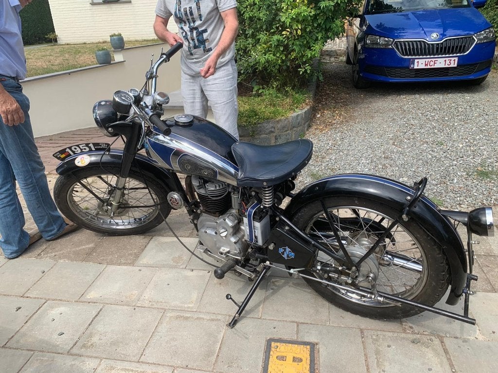 Old timer moto FN M13 350cc OHV 1951, 350 cm³, Permis Moto A, Occasion, Jusqu'à 11 kW