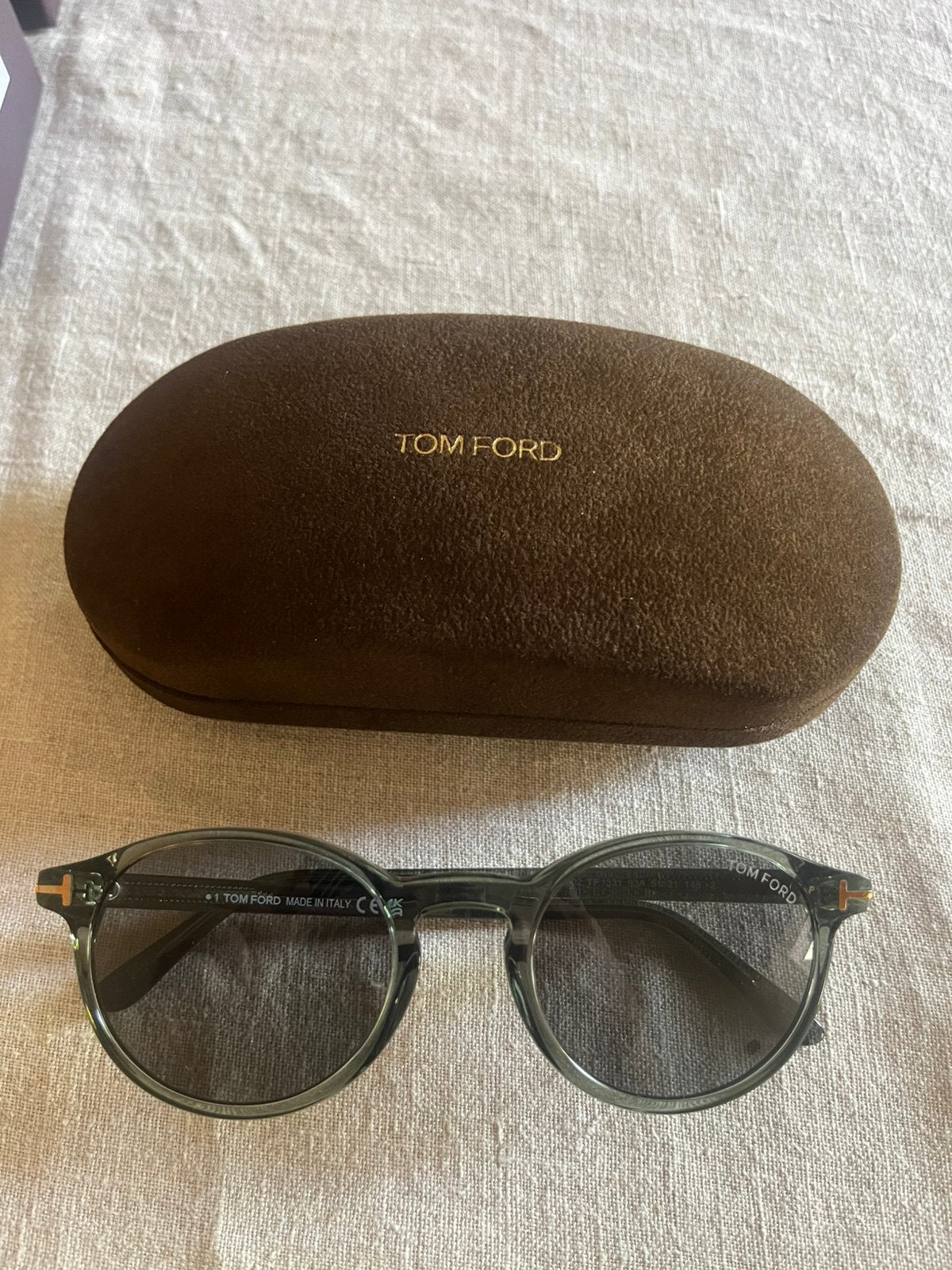 Tom Ford zonnebril Prescott-02, Handtassen en Accessoires, Zonnebrillen en Brillen | Dames, Zo goed als nieuw, Bril, Ophalen