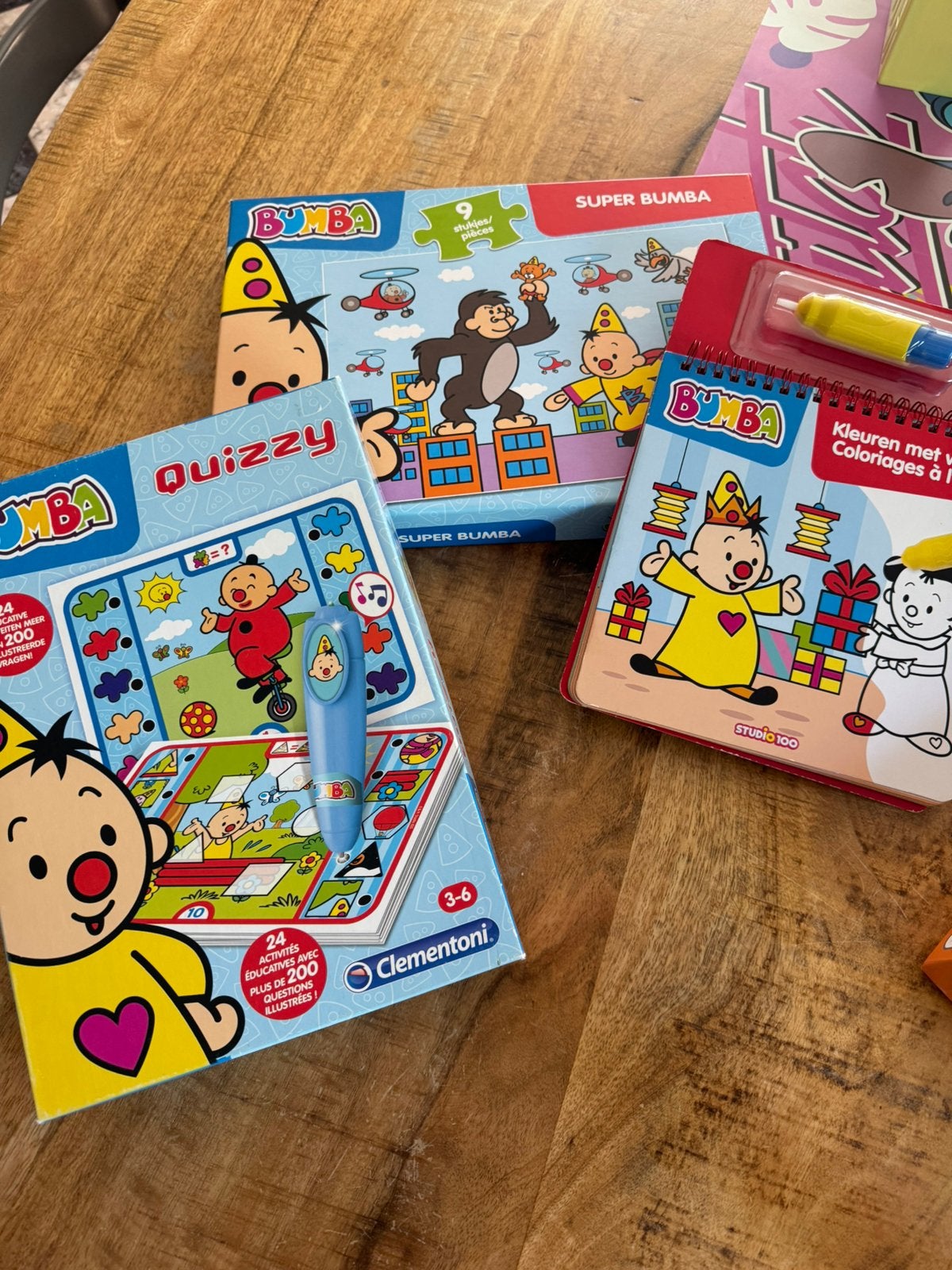 Set bumba puzzel, quizzy en water kleurboek, Ophalen, Zo goed als nieuw