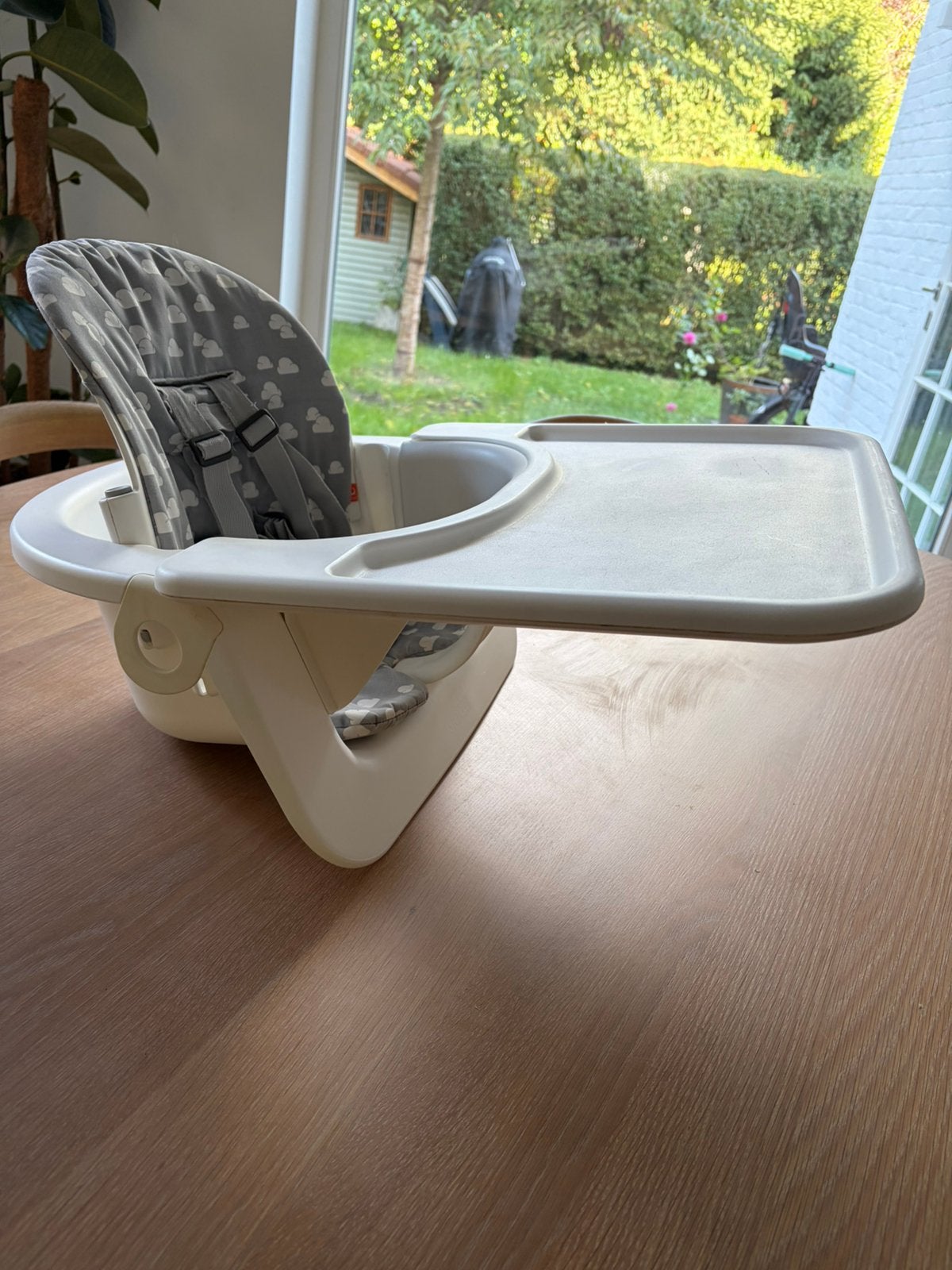 Stokke Steps Babyset met eetblad en kussen – zonder stoel, Ophalen, Gebruikt, Afneembaar eetblad