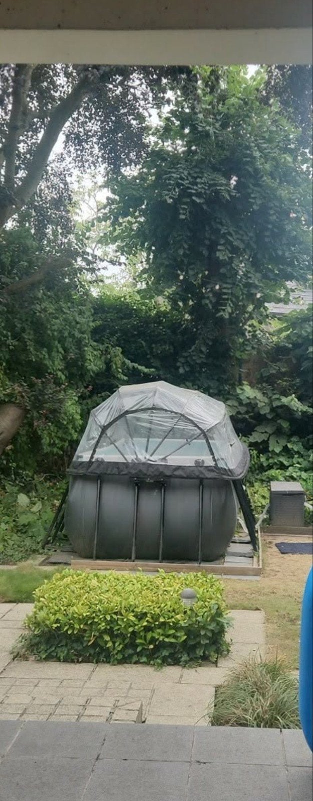 zwembad te koop met warmtepomp en zandfilter, Ophalen
