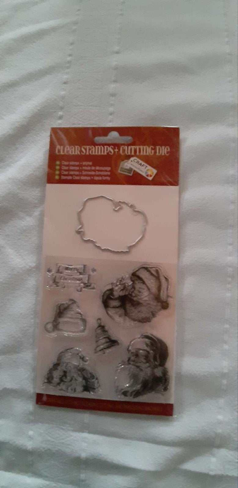 kerst stempel en snijmal, Ophalen
