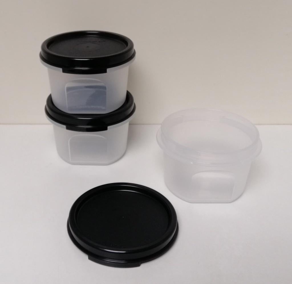 Tupperware™ « Gagn'Espace ronde » 200 ml x 3, Envoi, Neuf, Blanc, Boîte