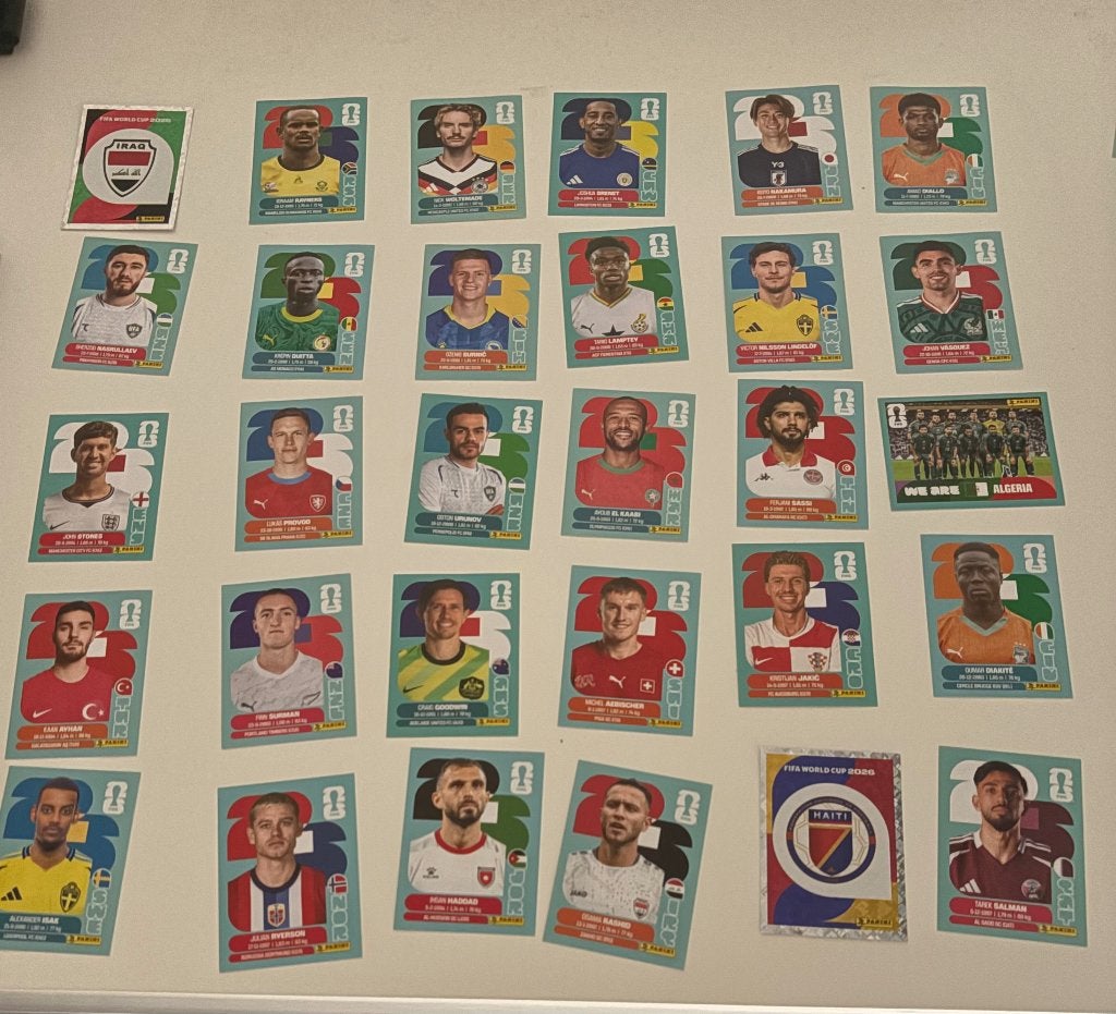 Panini wk2026, Ophalen