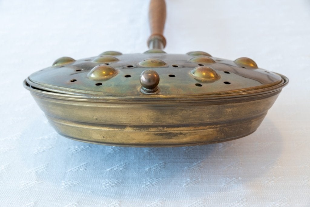 Antieke beddenverwarmer, Enlèvement, Cuivre