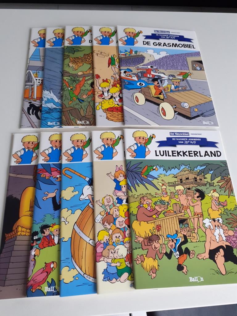 De Favoriete Jommekes van Jef Nys 10 albums in nieuwstaat, Boeken, Ophalen