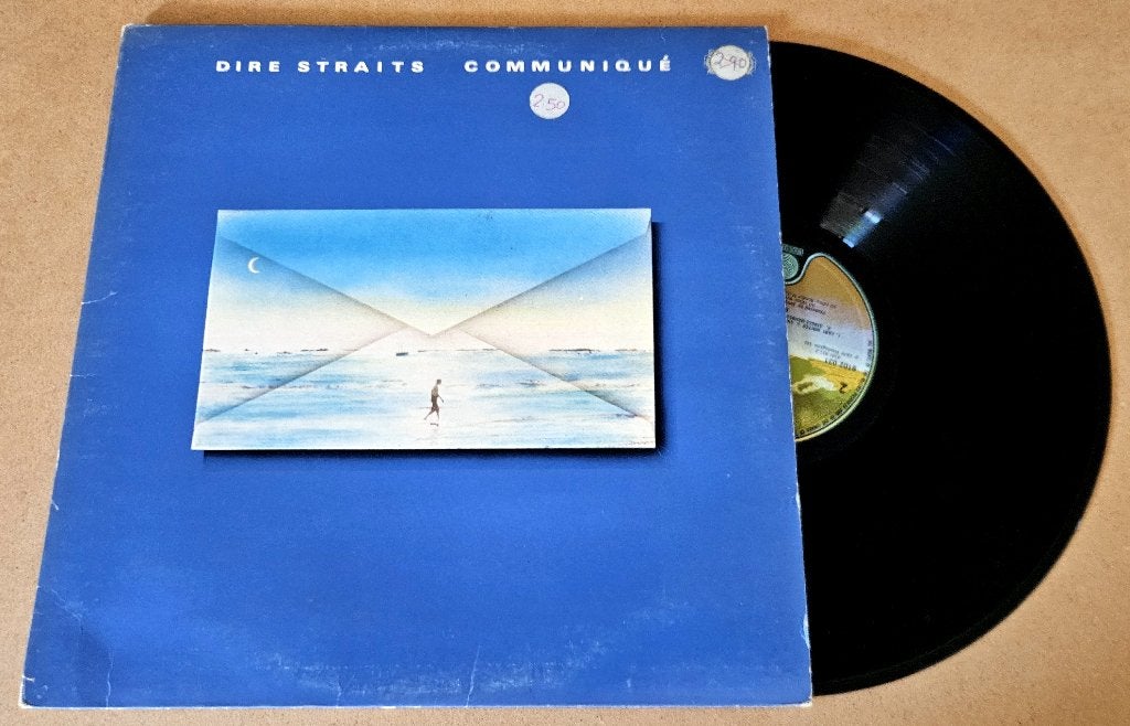 12" LP - DIRE STRAITS - Communiqué, Cd's en Dvd's, Vinyl | Rock, LP, Gebruikt, Verzenden, Blues Rock