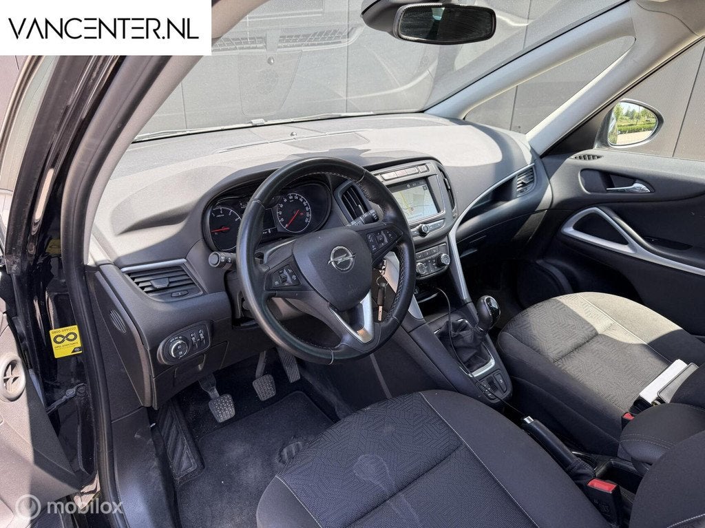 Opel Zafira 1.4 Turbo 140PK 7 Persoons Apple Carplay Camera, 1513 kg, Euro 6, Entreprise, Noir