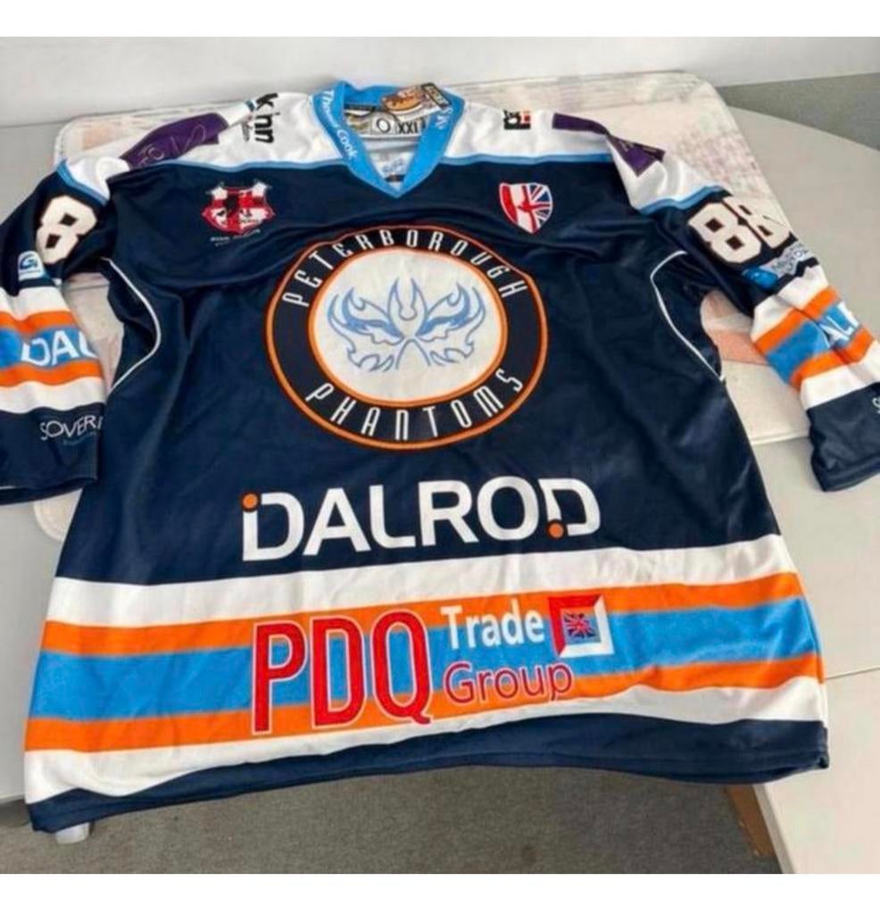 2015-2016 PETERBOROUGH PHANTOMS ijshockey shirt XXL scott 88, Sport en Fitness, IJshockey, Ophalen of Verzenden, Nieuw, Kleding