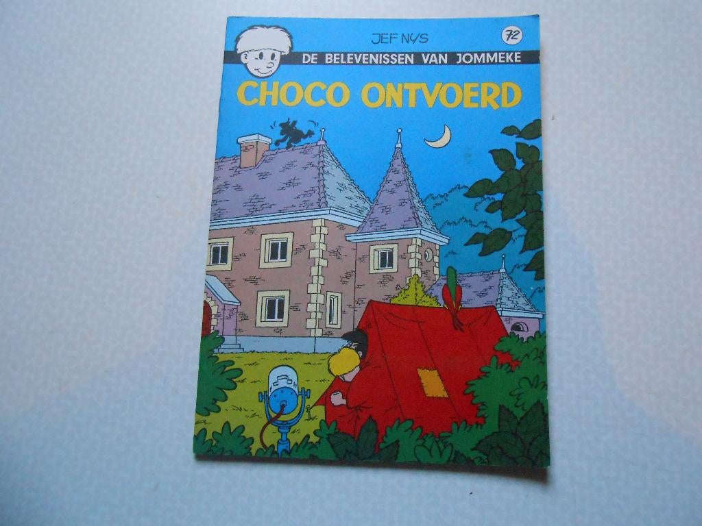 Jommeke 72 Choco ontvoerd 1975 1 ste druk., Eén stripboek, Ophalen of Verzenden, Zo goed als nieuw, Jef  Nys