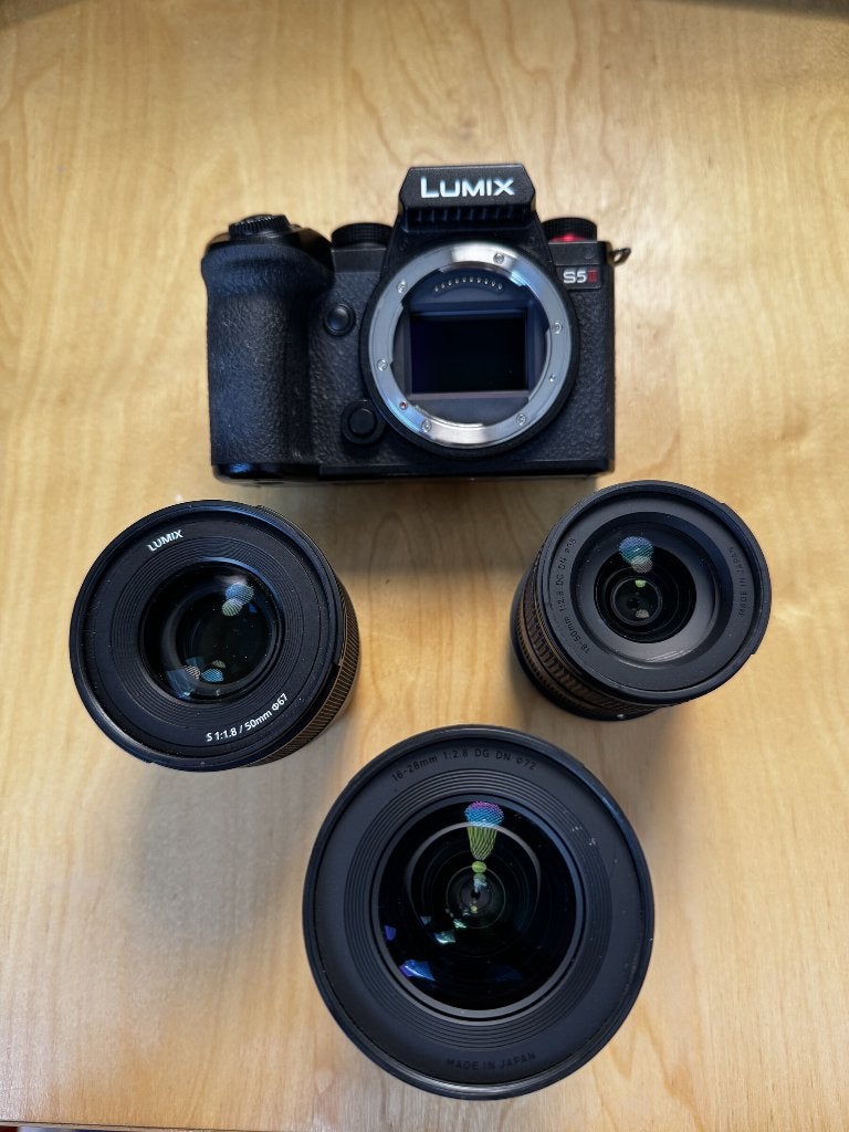 Panasonic Lumix S5 II, kit vidéo complet, Panasonic, Enlèvement ou Envoi, Batterie, Comme neuf