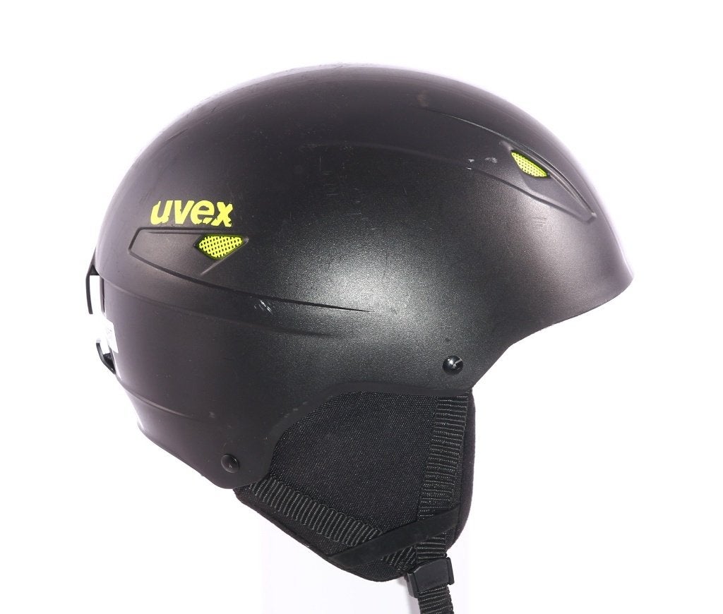 55 56 57 58 cm ski snowboard helm UVEX ECO, Black/green, Overige merken, Gebruikt, Verzenden, Overige typen