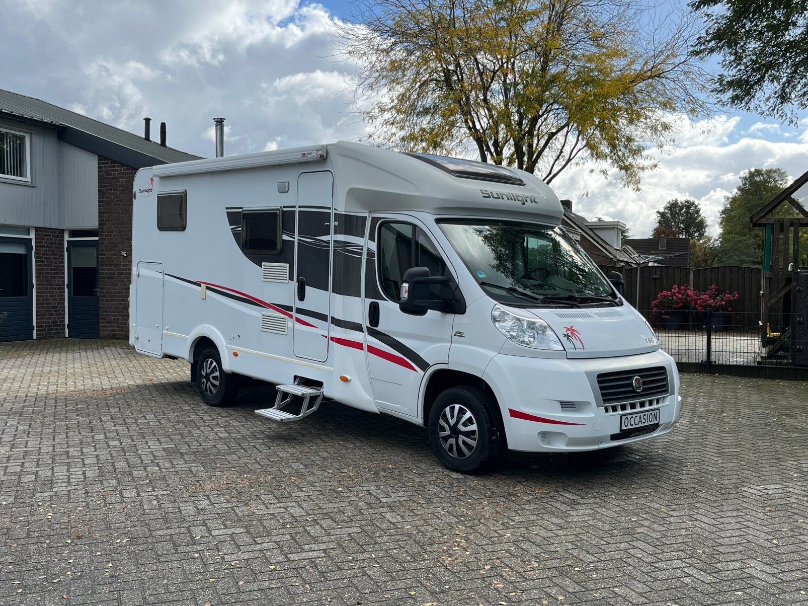 Sunlight T66 bj 2014 met enkele bedden !, Caravans en Kamperen, Fiat, 6 tot 7 meter, Particulier, Airconditioning