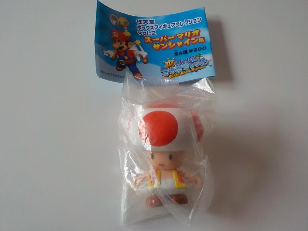 2002 Nintendo Super Mario Sunshine Kubrick Figuur Yujin Toad, Enlèvement ou Envoi, Neuf