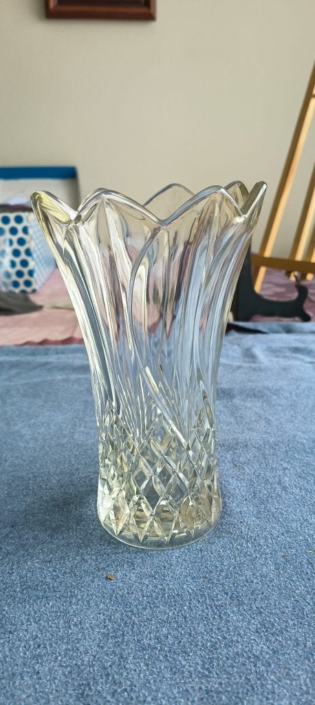 Speciaal glazen vaasje (22cm hoog), Enlèvement ou Envoi