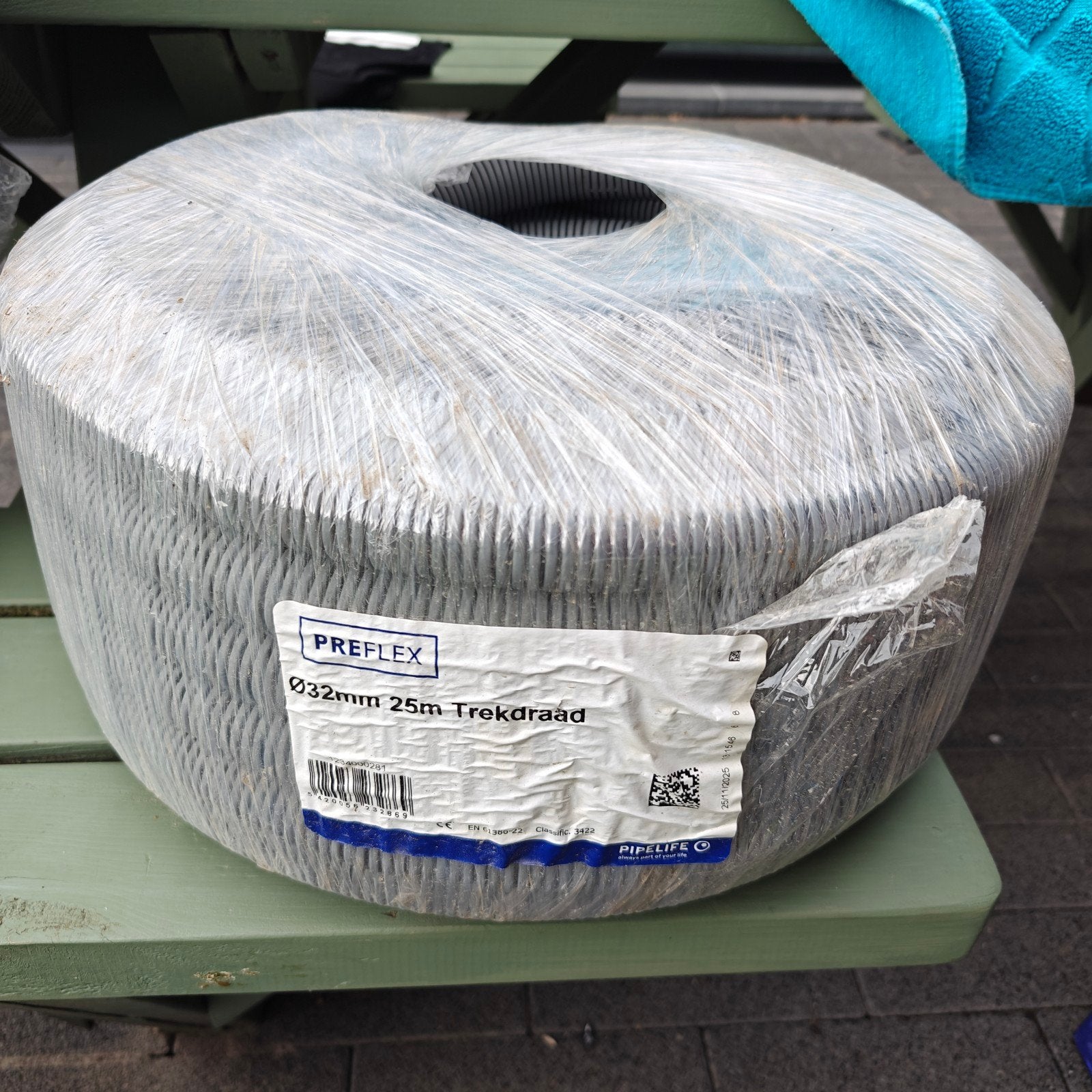 Preflex 32mm 25m trekdraad, Bricolage & Construction, Électricité & Câbles, Enlèvement, Neuf, Câble ou Fil électrique