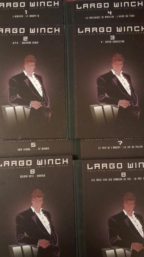 Largo Winch , 8 double albums, Enlèvement, Utilisé, Francq - Van Hamme