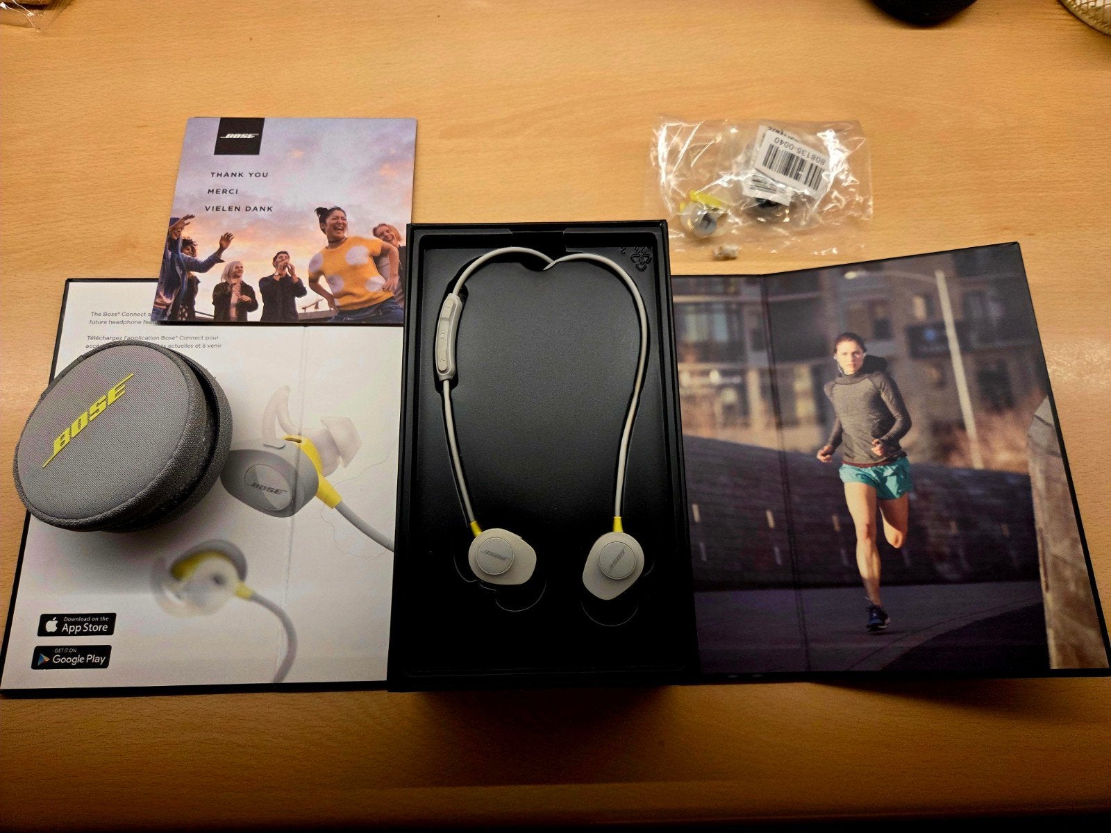 Bose soundsport wireless (oortjes), Ophalen