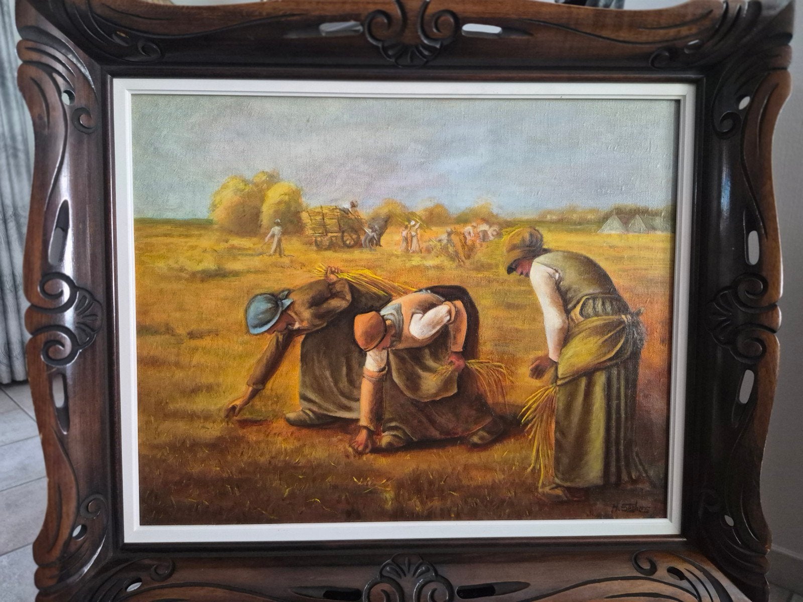 peinture - œuvre personnelle, Enlèvement
