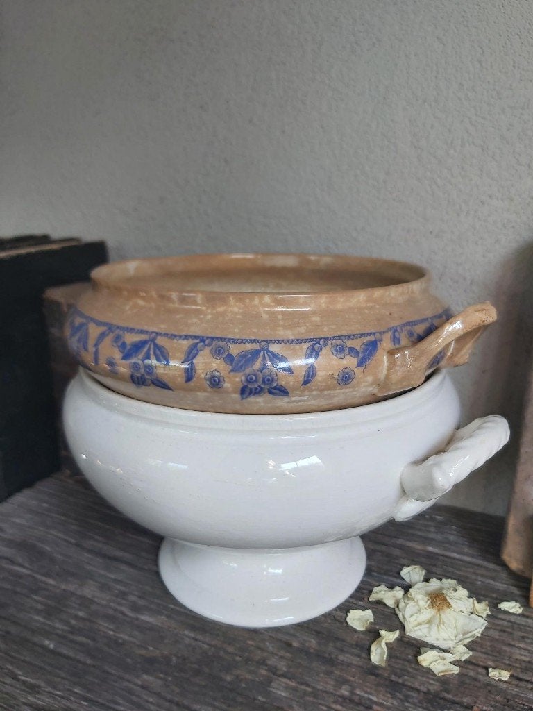 Prachtige zeer fel beboterde oude schaal BOCH Dux, Ophalen of Verzenden