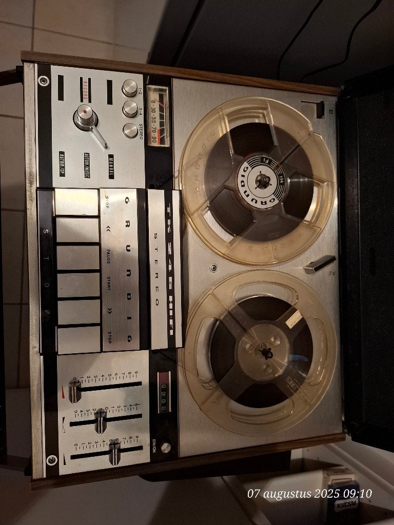 Grundig bandopnemer TK246 HIFI, Enlèvement, Magnétophone, Avec protection anti-poussière