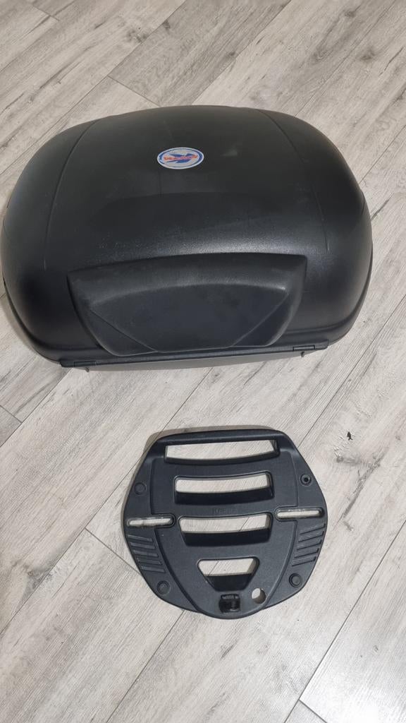 ️ Top Case Kappa 46L avec support, Motos, Accessoires | Valises & Sacs, Enlèvement