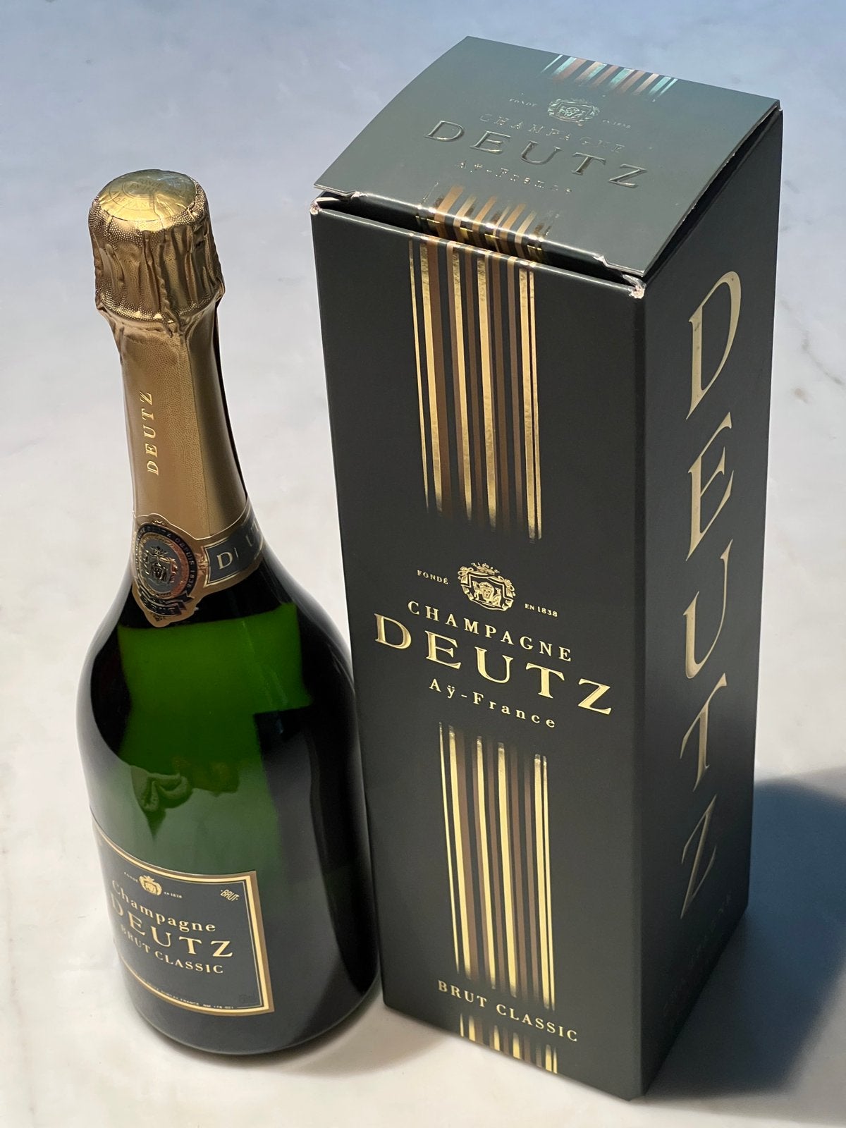 Champagne DEUTZ Brut Classic, Verzamelen, Ophalen, Zo goed als nieuw, Champagne