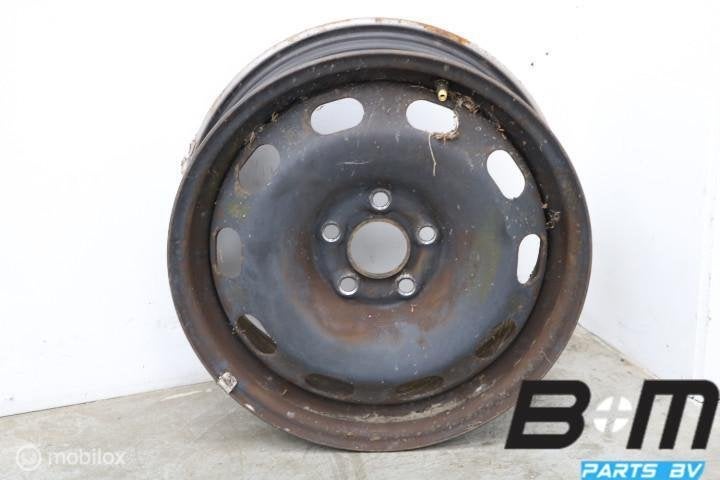 1 losse 15 inch stalen velg VW Golf 4 1J0601027H, Gebruikt, Velg(en)