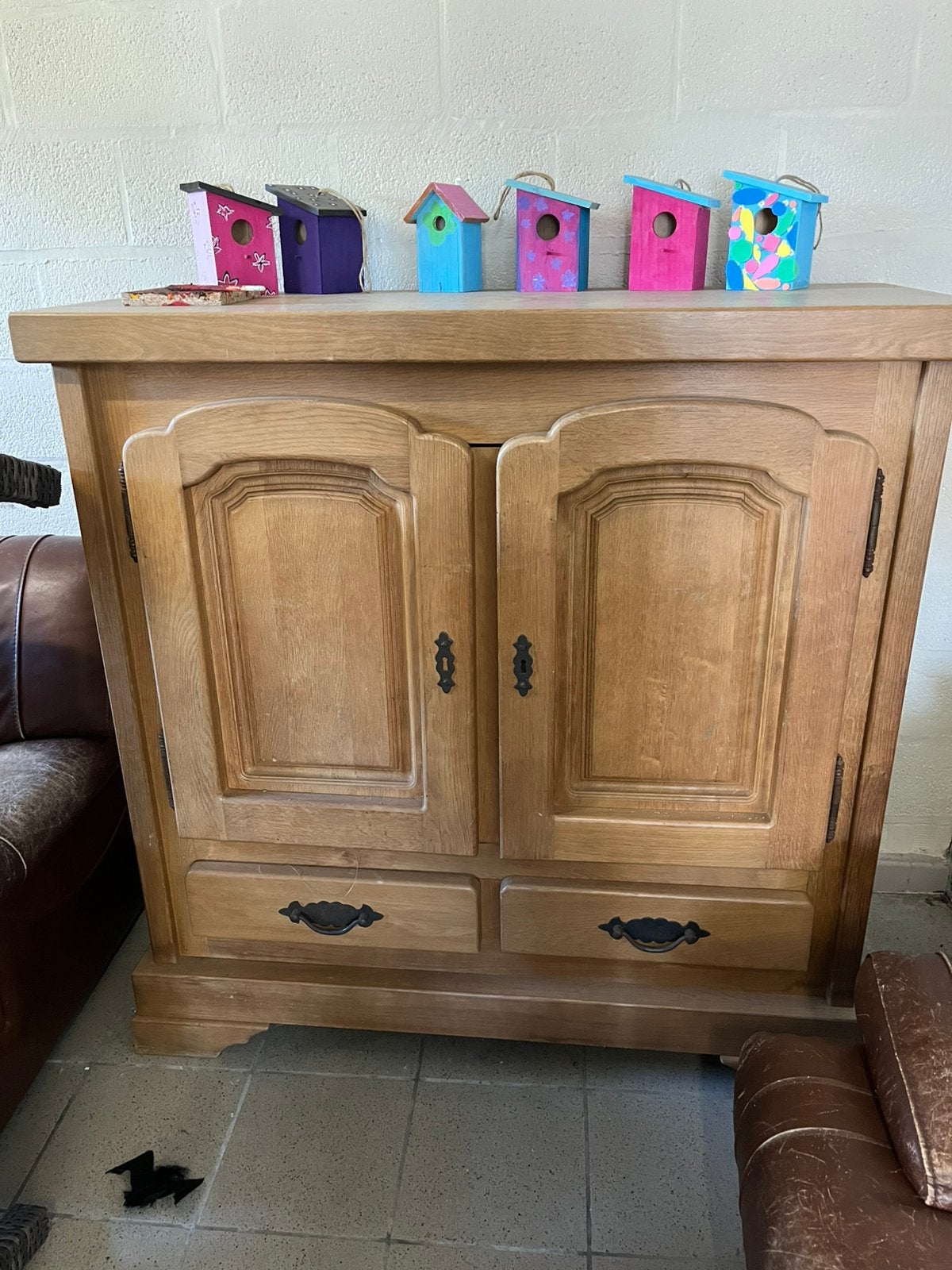 Buffet en chêne, Enlèvement, Utilisé