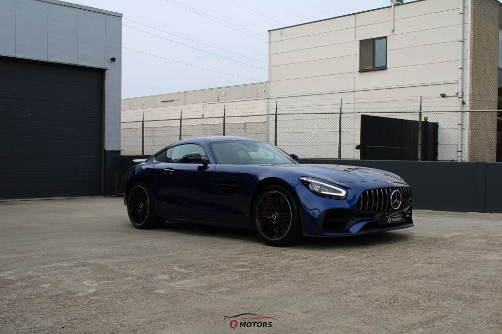 Mercedes-Benz AMG GT S-KEYLESS-ACC-CARPLAY-BTW, Auto's, Mercedes-Benz, Automaat, Achterwielaandrijving, Blauw, Parkeerassistent