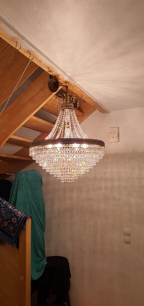 kristallen en antieke luster, Ophalen