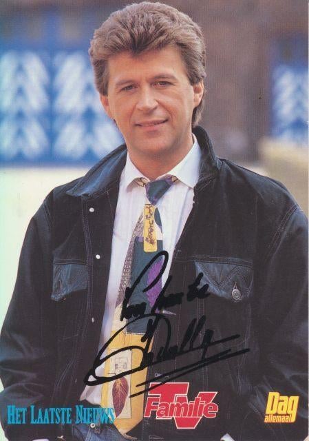 (m119) Jo Vally, gesigneerde promotiefoto, Envoi, Utilisé
