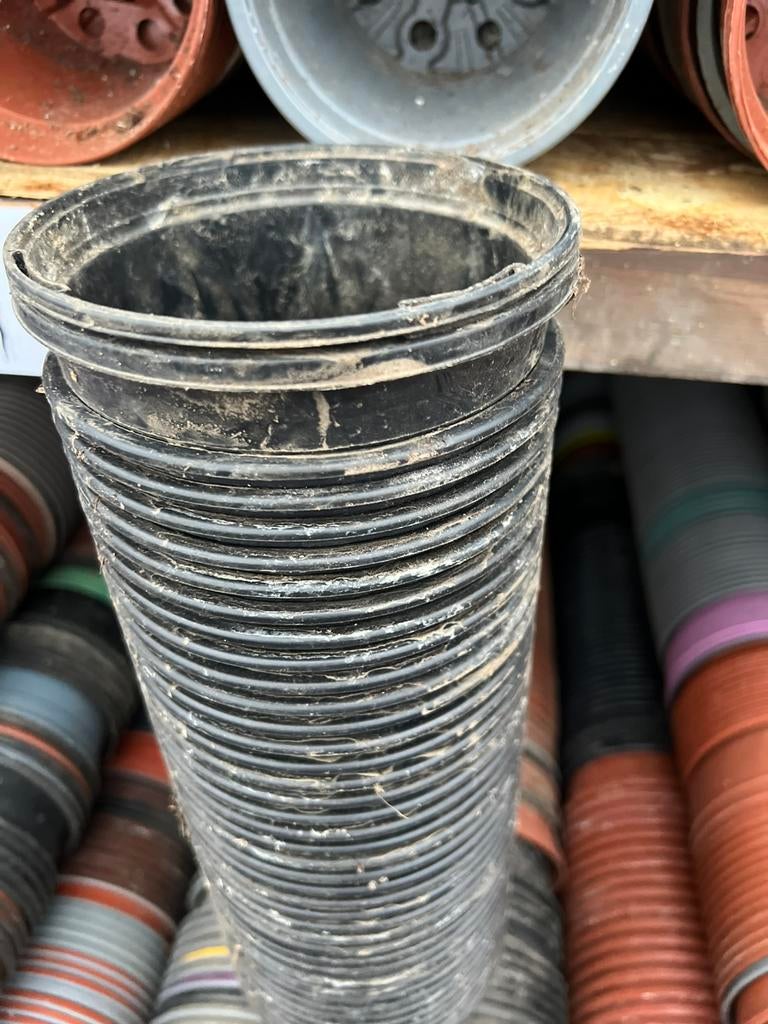 kweekpotten bloempotten 12 x 9 cm, Tuin en Terras, Kunststof, Rond, Ophalen of Verzenden, Zo goed als nieuw