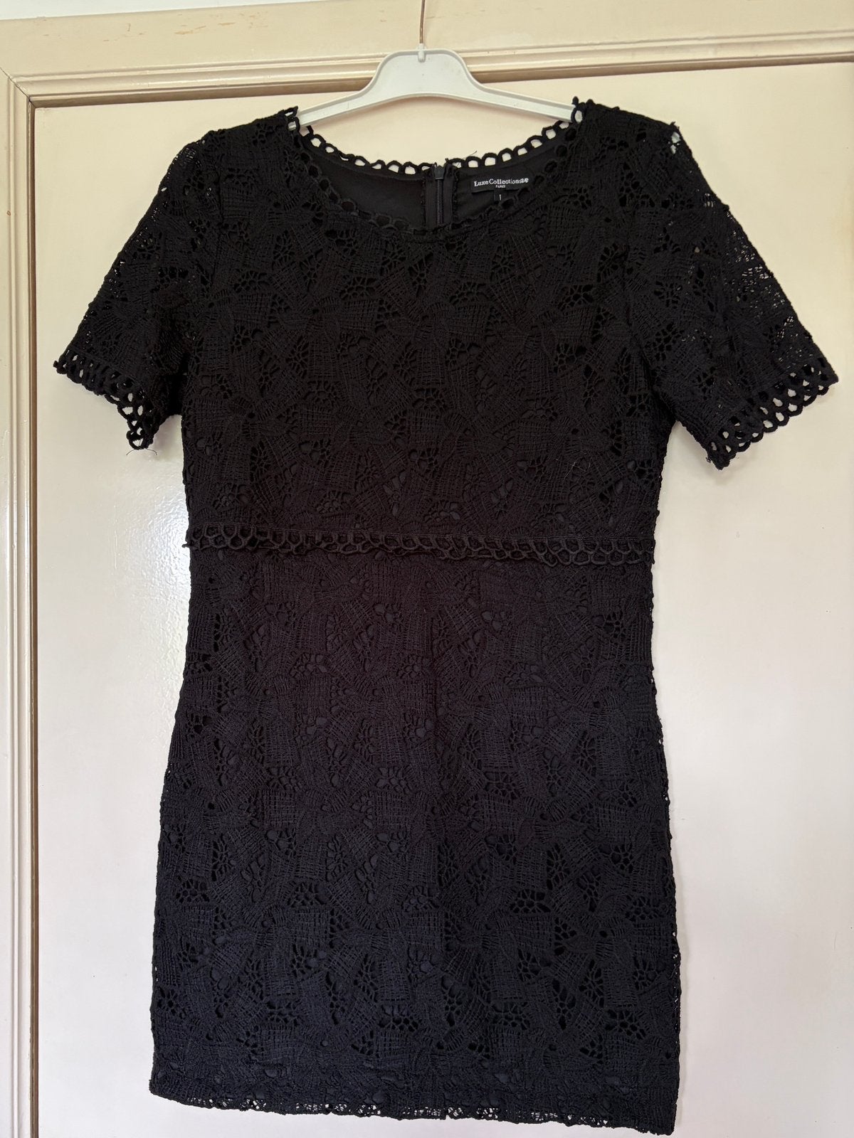 Robe  en Dentelle Noire Luxe Collec Paris t l taille petit, Vêtements | Femmes, Enlèvement ou Envoi, Comme neuf, Noir