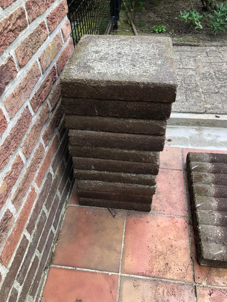 Dals 30 x 30 cm 12 stuks: gratis, Ophalen, Gebruikt, Overige typen, 10 m² of meer