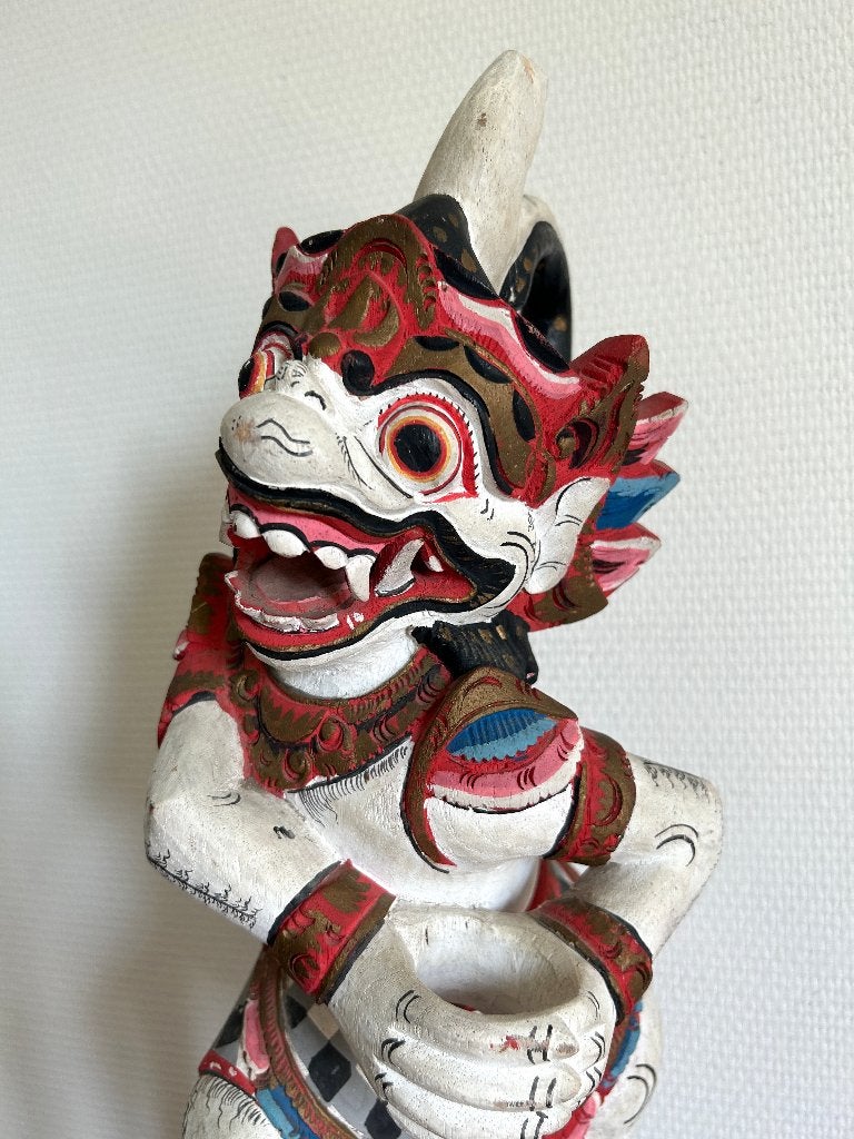 Art Asiatique: Haruman Sculpté en Bois de Bali - 1950, Antiquités & Art, Art | Art non-occidental, Sculpture, Enlèvement ou Envoi