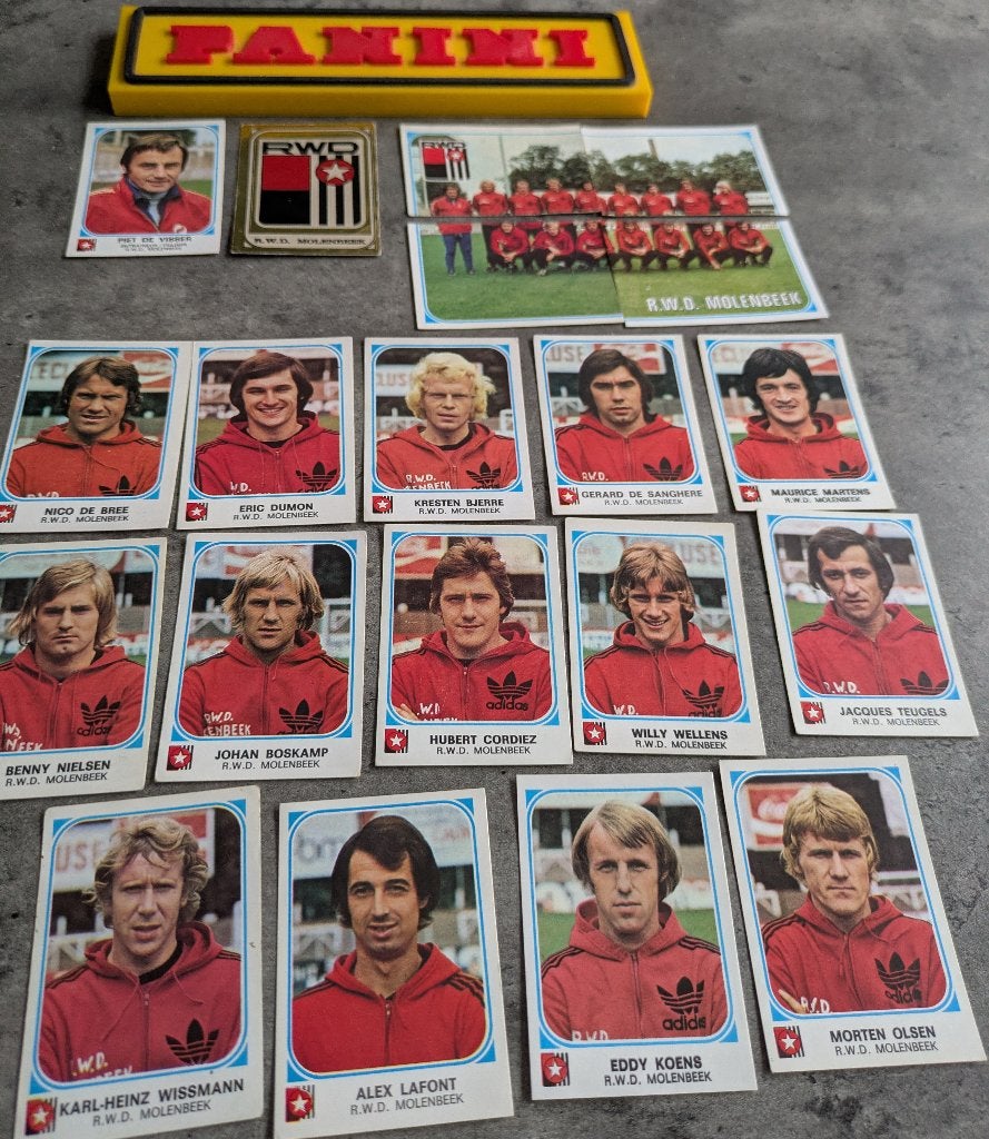 PANINI FOOTBALL 77 RWDM Molenbeek 20 STICKERS 1977, Verzenden, Nieuw