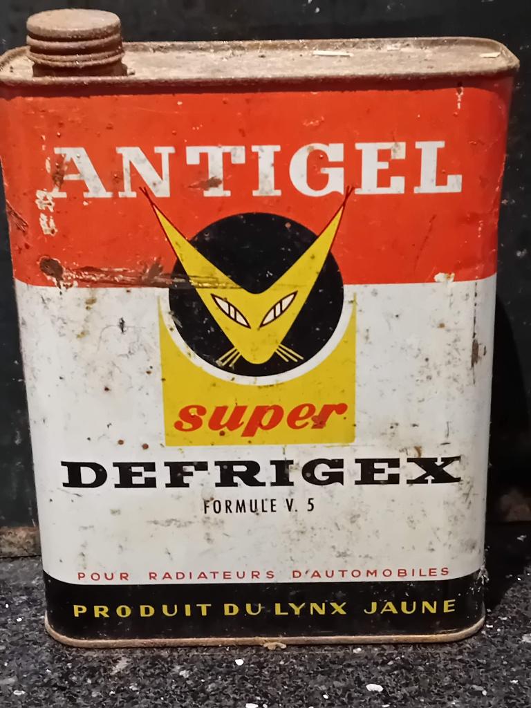 Bidon d'huile Vintage Antigel Defrigex, Enlèvement ou Envoi, Utilisé