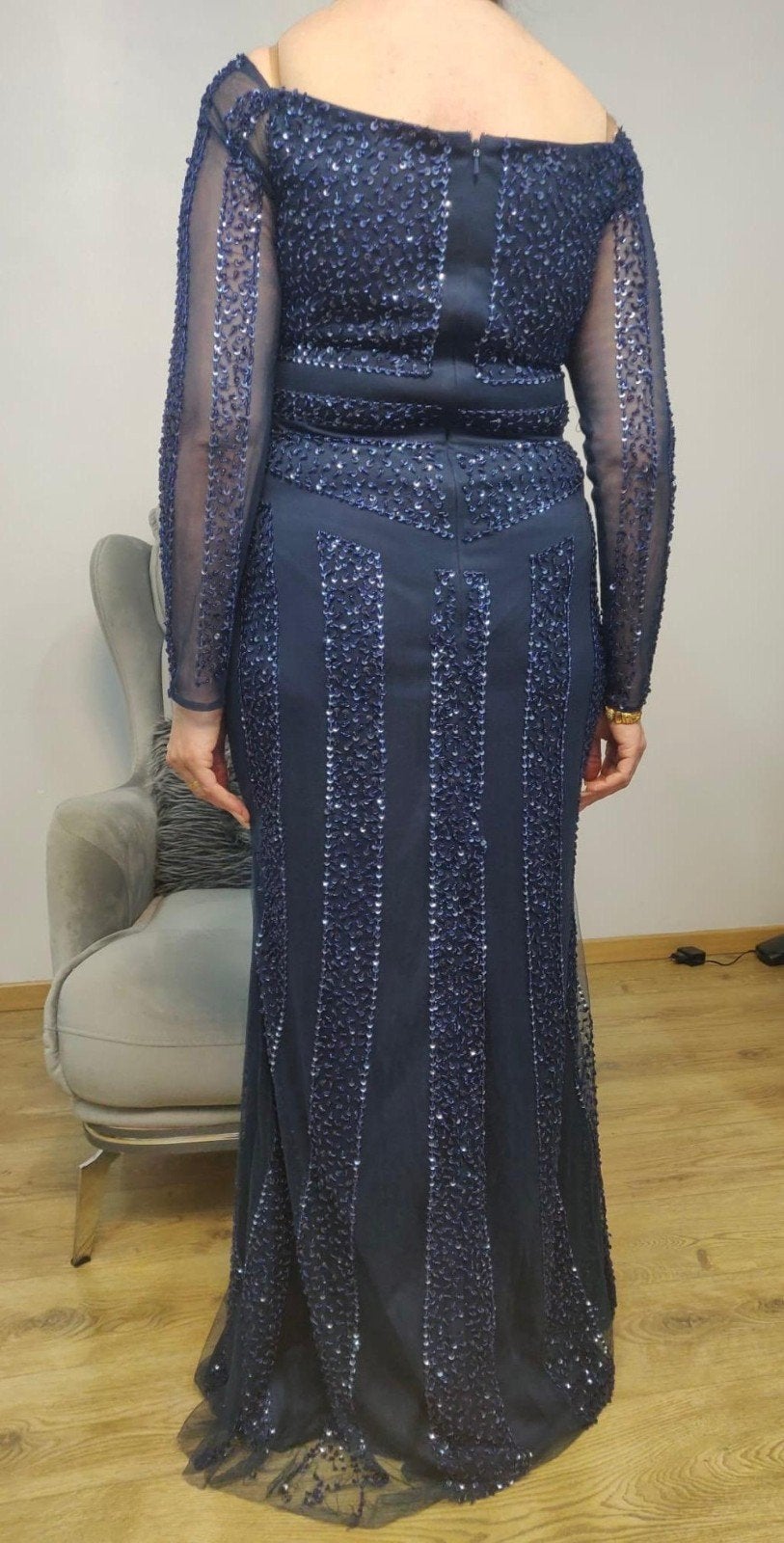 Trui donker blauw, Kleding | Dames, Gelegenheidskleding, Ophalen of Verzenden, Maat 38/40 (M), Blauw