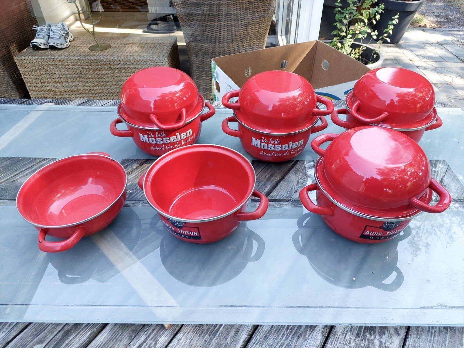 mossel postjes rood 1kg potjes, Huis en Inrichting, Ophalen
