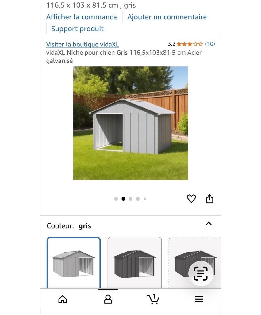 Niche pour chiens neuve, Animaux & Accessoires, Enlèvement, Neuf, Niche à chien