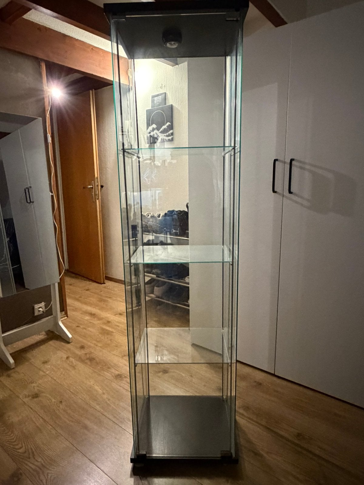 IKEA DETOLF vitrinekast, Ophalen, Minder dan 50 cm, 150 tot 200 cm, 25 tot 50 cm