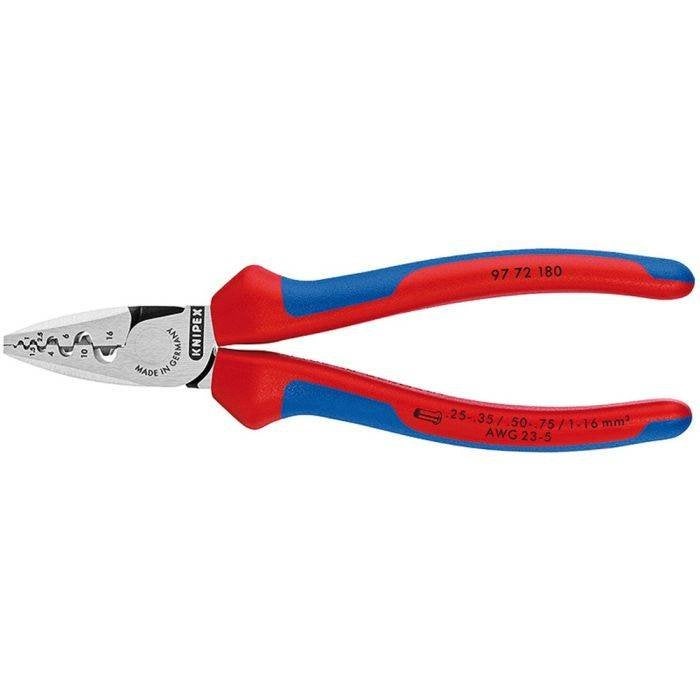 Knipex Adereindhulstang – 97 72 180, Bricolage & Construction, Enlèvement, Neuf, Knipex