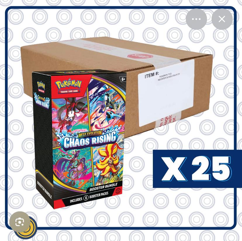 Pokemon chaos rising bundle case met 25 bundles!, Hobby & Loisirs créatifs, Jeux de cartes à collectionner | Pokémon, Enlèvement ou Envoi