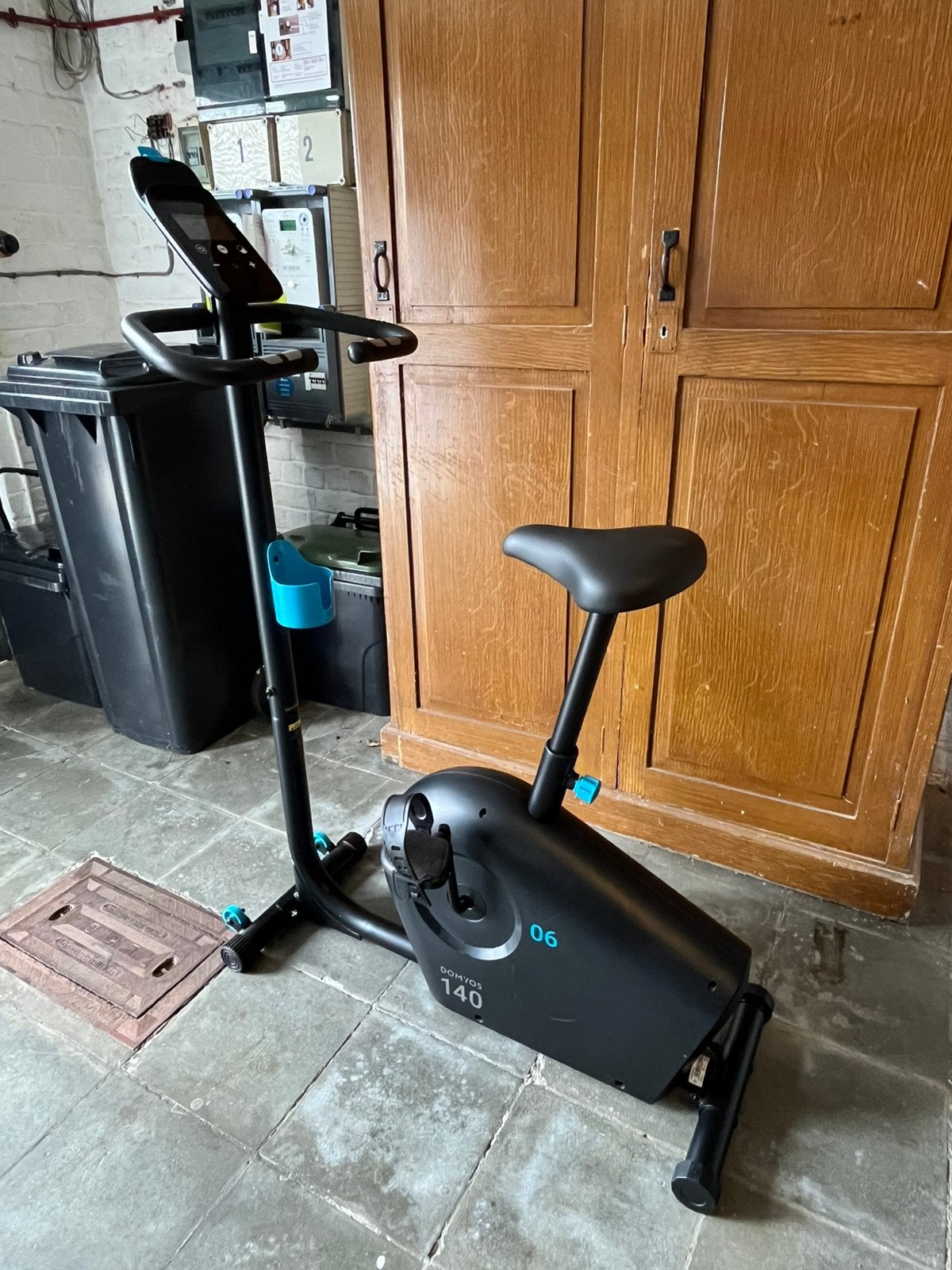 Hometrainer Domyos 140, Enlèvement, Comme neuf, Vélo d'appartement