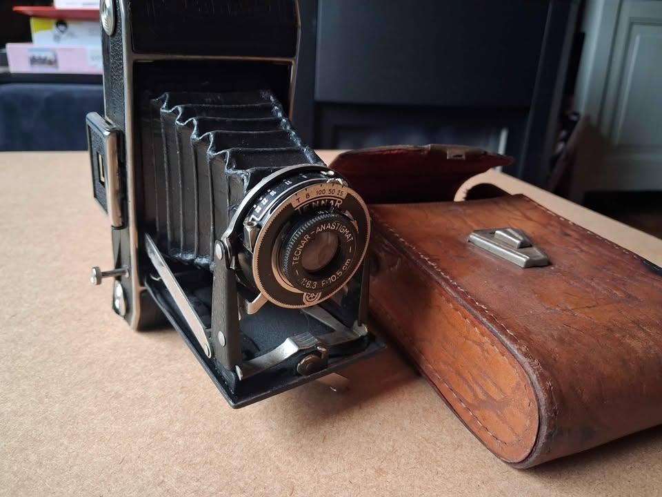 Tennar balgcamera, Ophalen, 1940 tot 1960, Fototoestel