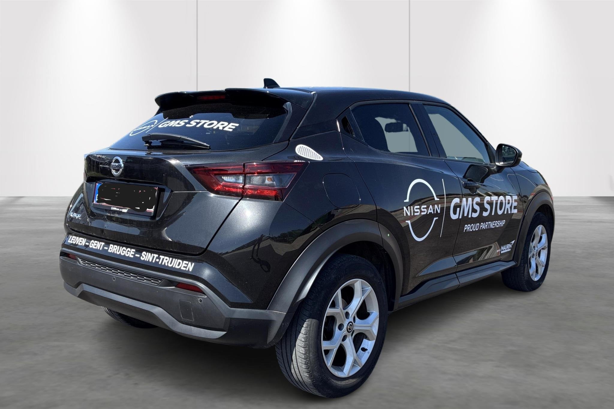 Nissan Juke 1.0 DIG-T 114 DCT N-Connecta automaat, airco, ac, Auto's, Stof, Zwart, Parkeersensor, Zwart