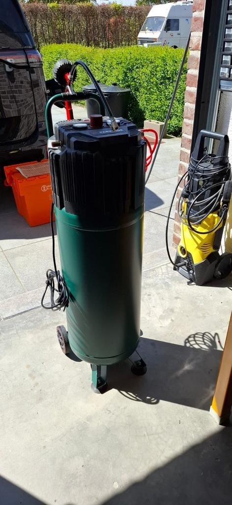 Compressor parkside 10 var 50 liter, Doe-het-zelf en Bouw, Ophalen, 6 tot 10 bar, Nieuw, 25 tot 100 liter