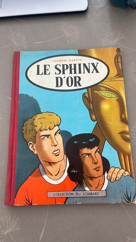 Franstalige strip 'Le Sphinx d'or' eerste druk1956, Gelezen, Eén stripboek, Ophalen of Verzenden, Jacques Martin