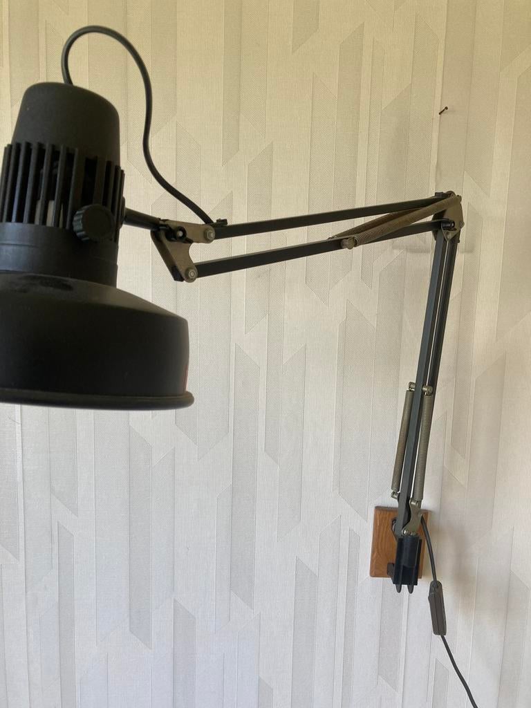 Bureaulamp/wandlamp werkend, Ophalen, Gebruikt, Metaal